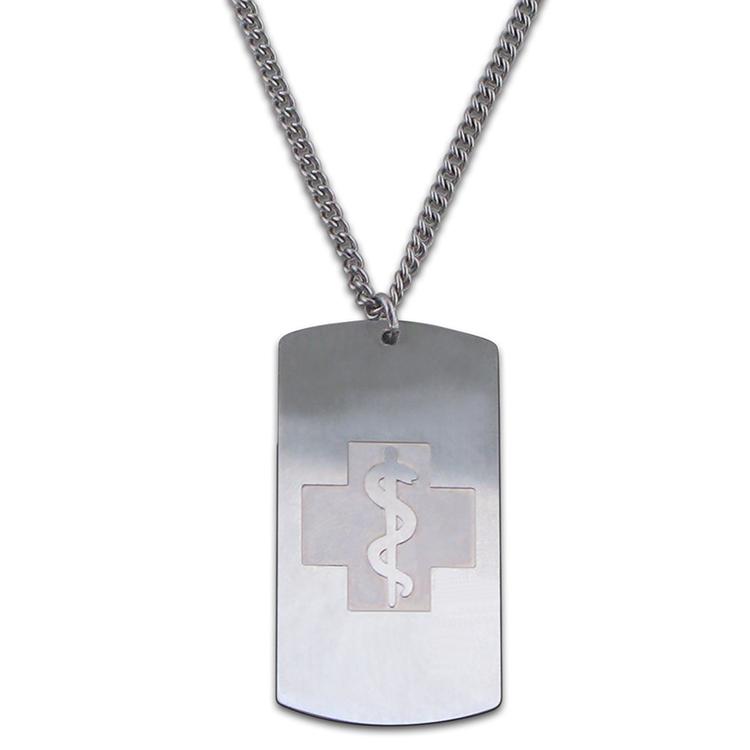 NEW! Endless Dog Tag Necklace - Endless Chain - No Clasp